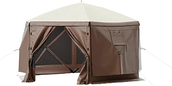 SucceBuy Pop Up Camping Gazebo Shelter for Outdoor Parties