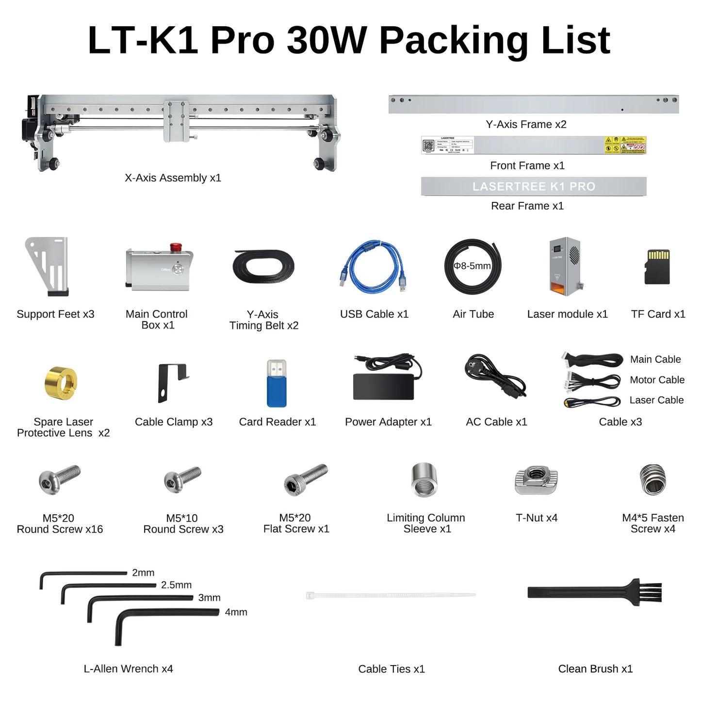 Laser Tree K1Pro Laser Engraver With 30W 40W Module