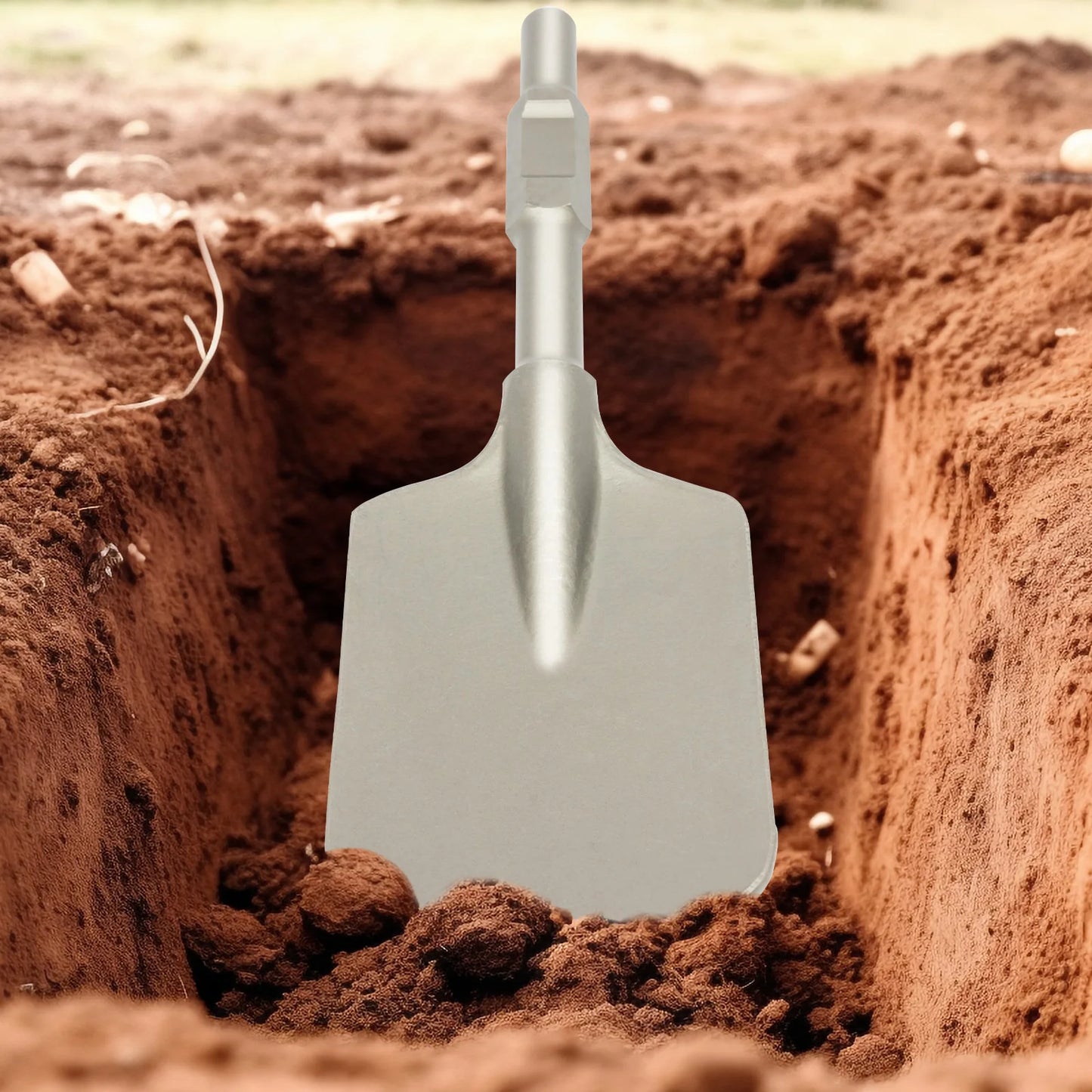 Jack Hammer Shovel, Heavy-Duty Jack Hammer Shovel with Easy Installation, Ideal for Soil Excavation and Trenching