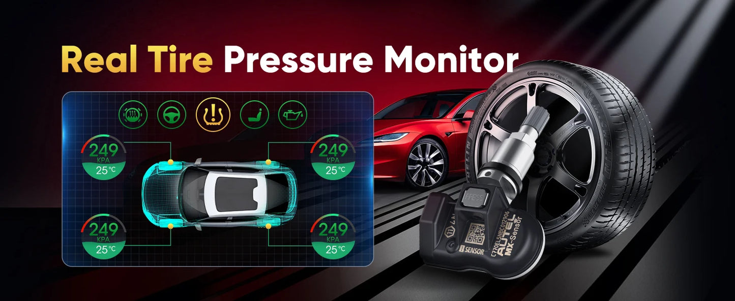 NoneGlue Autel 2in1 MX Sensor TPMS Screwin 315 433MHz