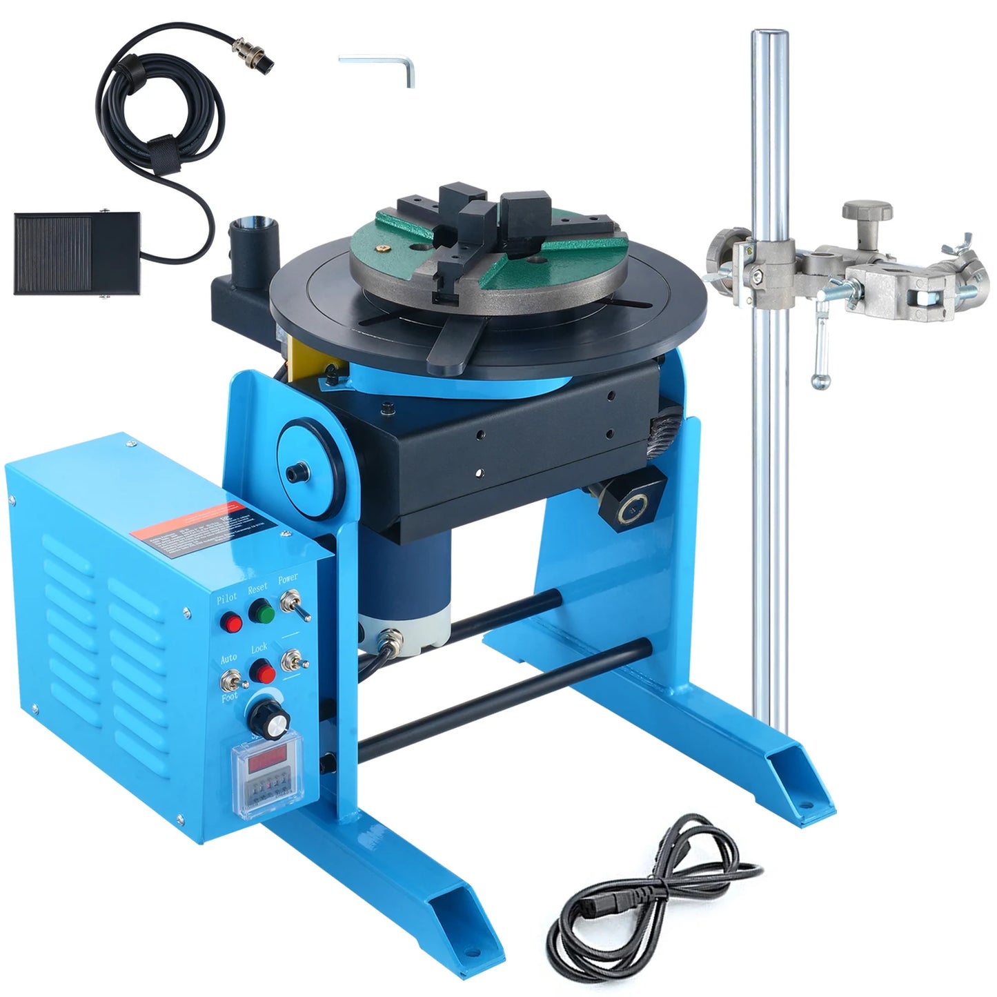 HD-30 Rotary Welding Positioner 30 kg 0-90 Degree Turntable