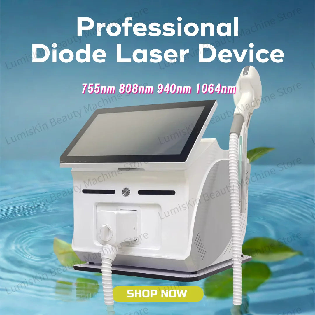 FEMUN 4000W Ice Cooling Diode Laser Hair Removal Device 755 940 1064 808nm
