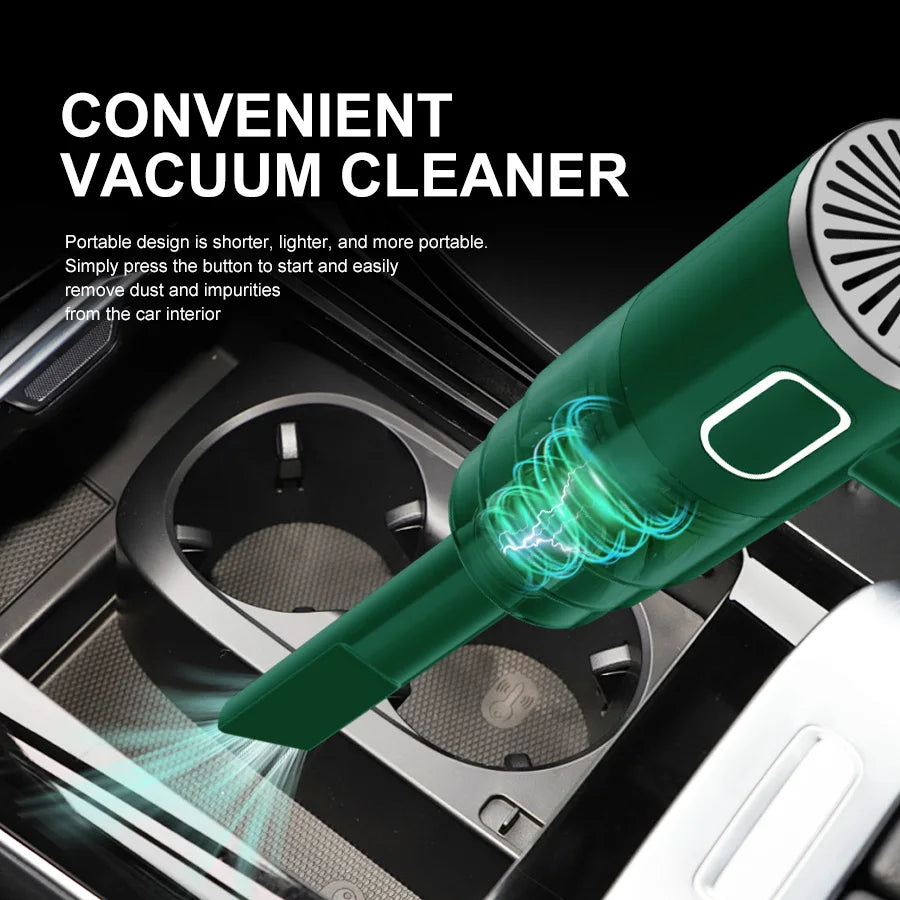 Portable Wireless Car Vacuum Cleaner Powerful Home Device