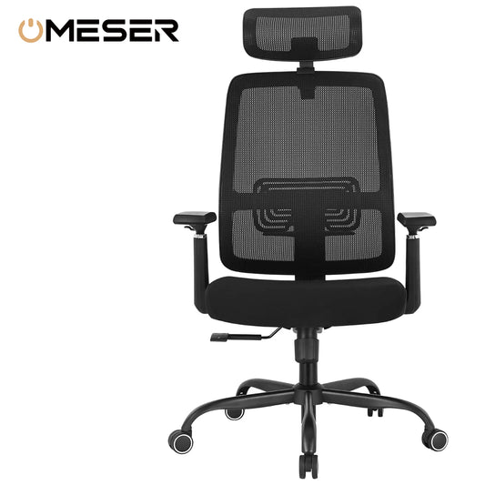 Ergonomic Mesh Lumbar Support Office Chair With Adjustable Height