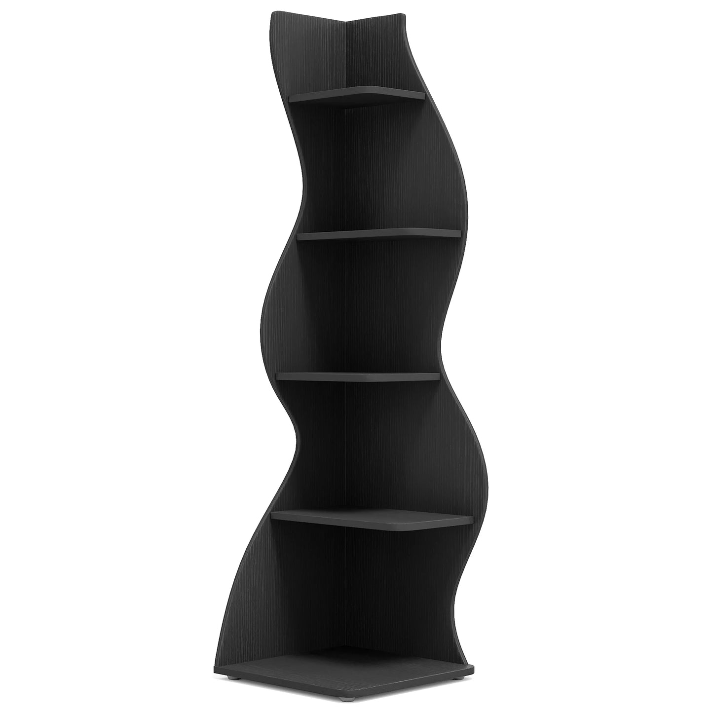 Tribesigns 5 Tier Corner Shelf Wall Bookshelf Plant Stand