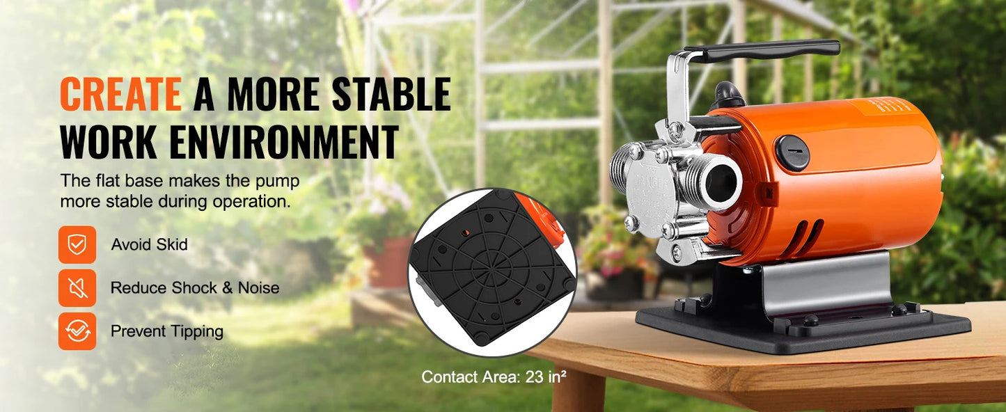 SucceBuy Water Transfer Pump 120V 360 GPH Portable Electric Pump