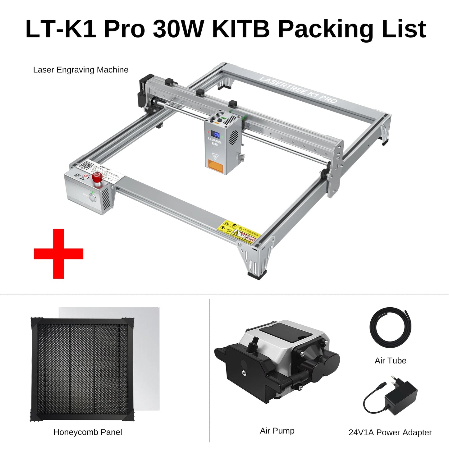 Laser Tree K1Pro Laser Engraver With 30W 40W Module