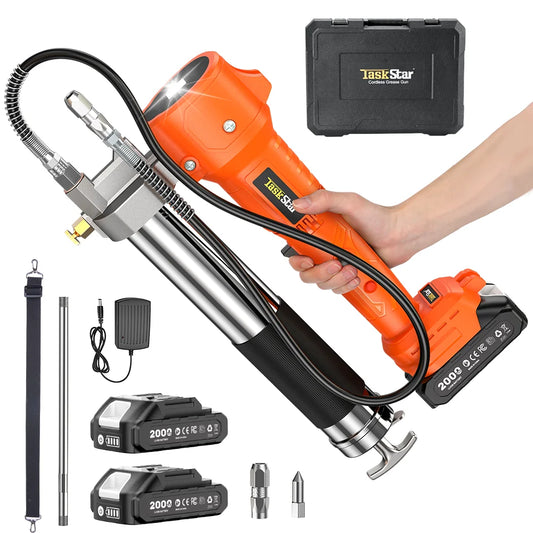 Taskstar 10000 PSI Cordless Electric Grease Gun 2 In 1