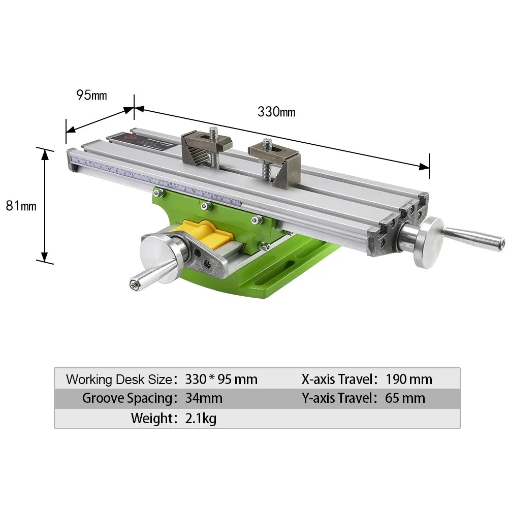 Allsome BG6330 Compound Cross Slide Worktable For Milling Drilling