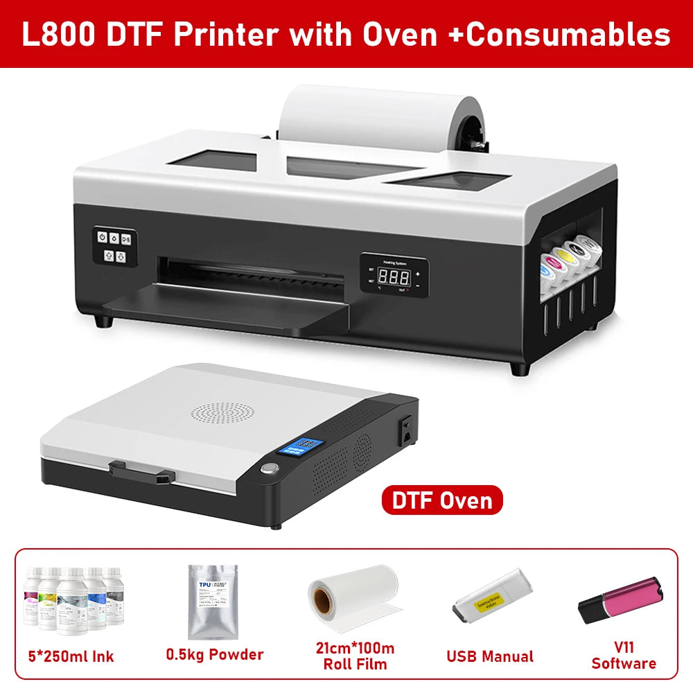 GMXZEC DTF Printer For Epson L805 Direct To Film Transfer