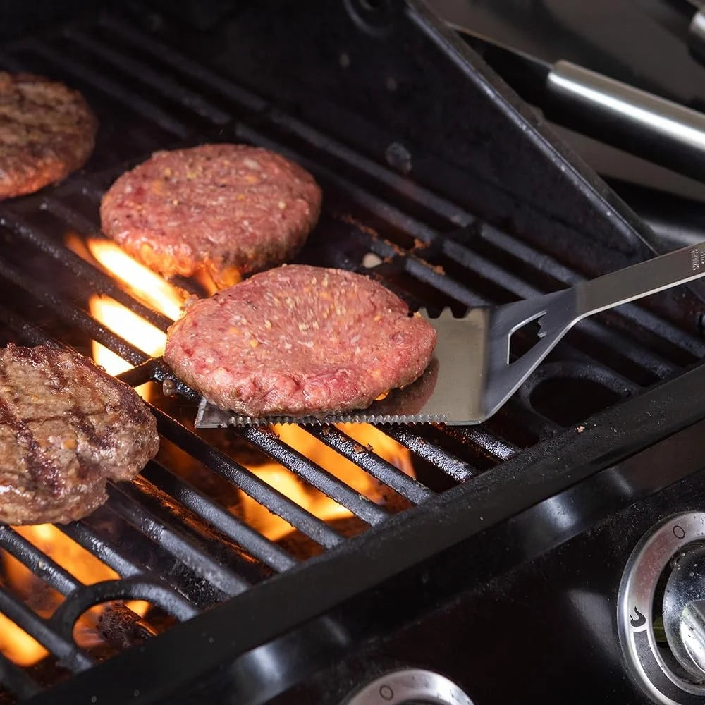 XMSJ 16 Piece BBQ Grill Accessories Stainless Steel Tools Case