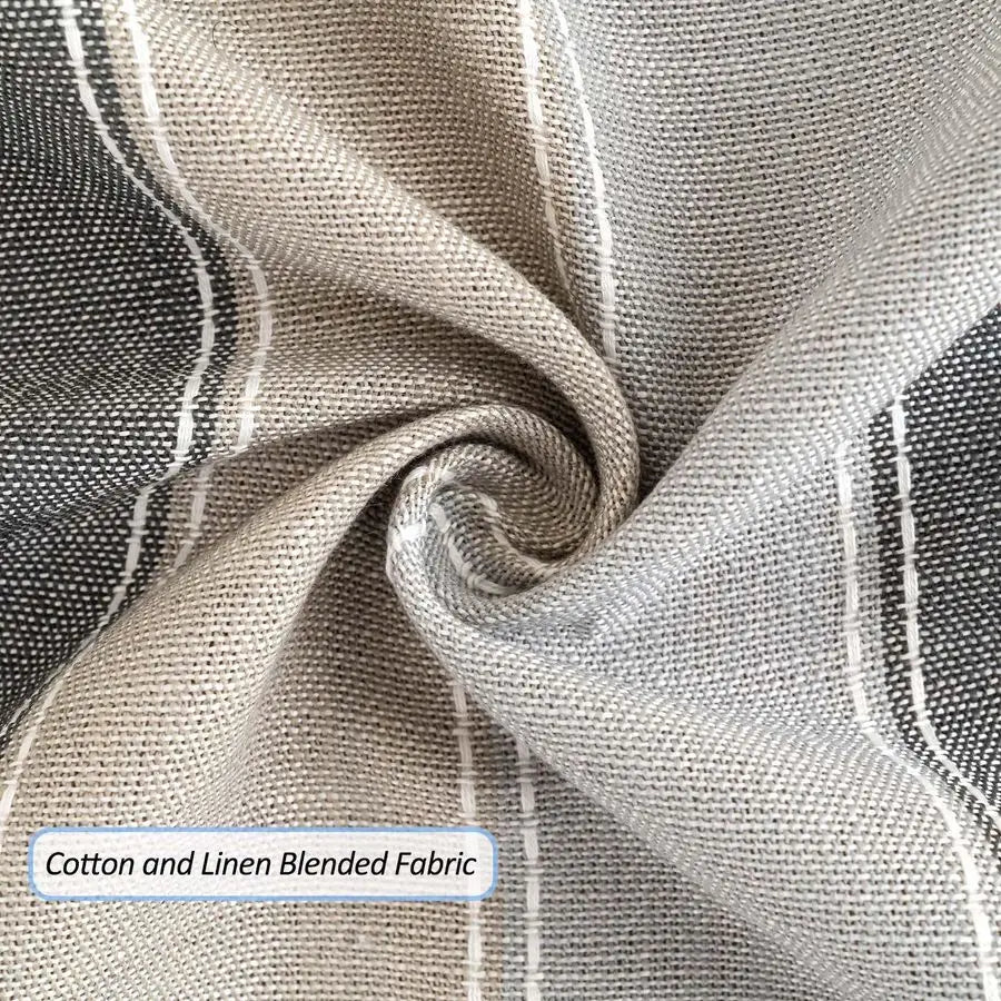 Cotton Linen Waterproof Embroidered Tablecloth Rustic Farmhouse Style