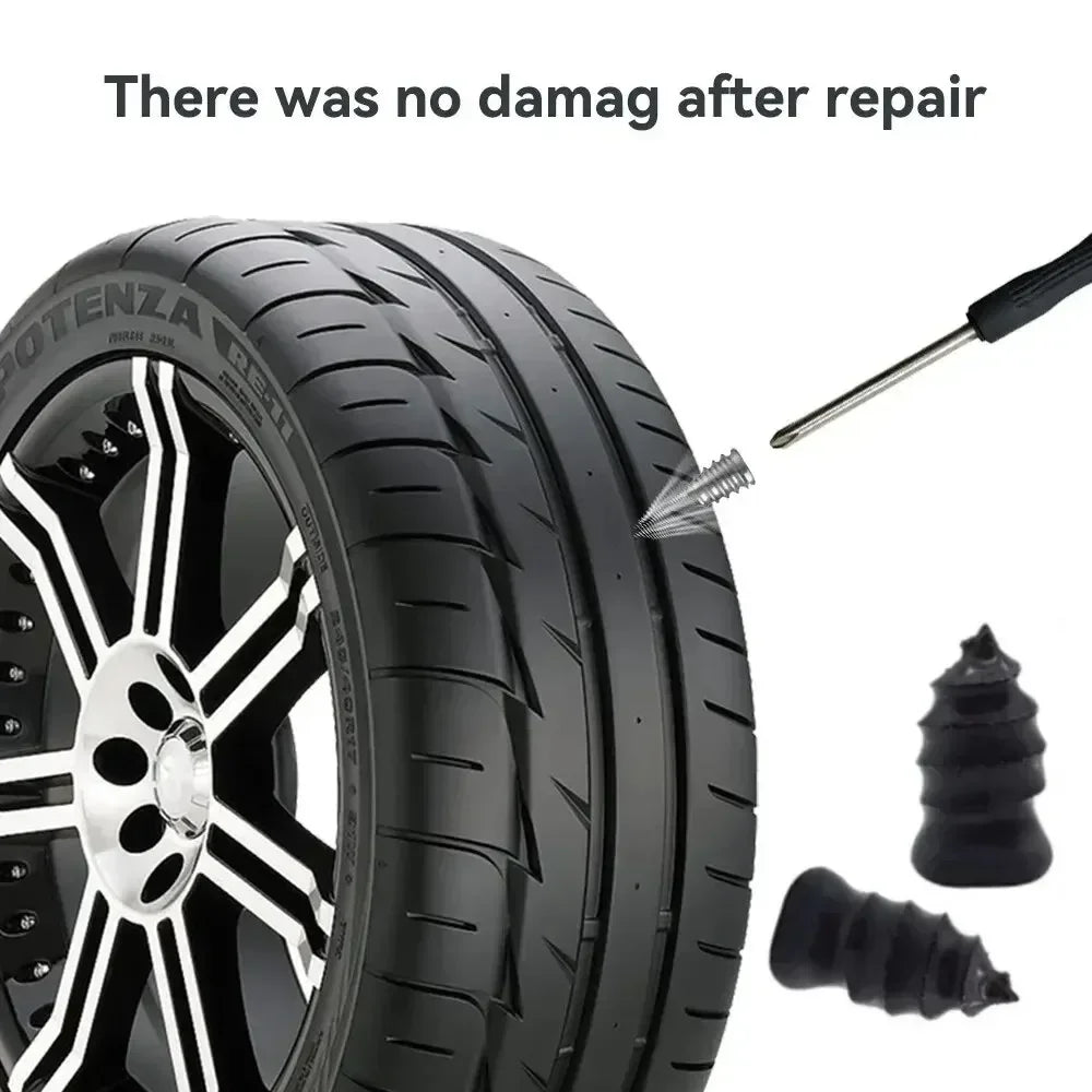 Noneglue Tire Repair Nail Kit 21Pcs Self Tapping Screws