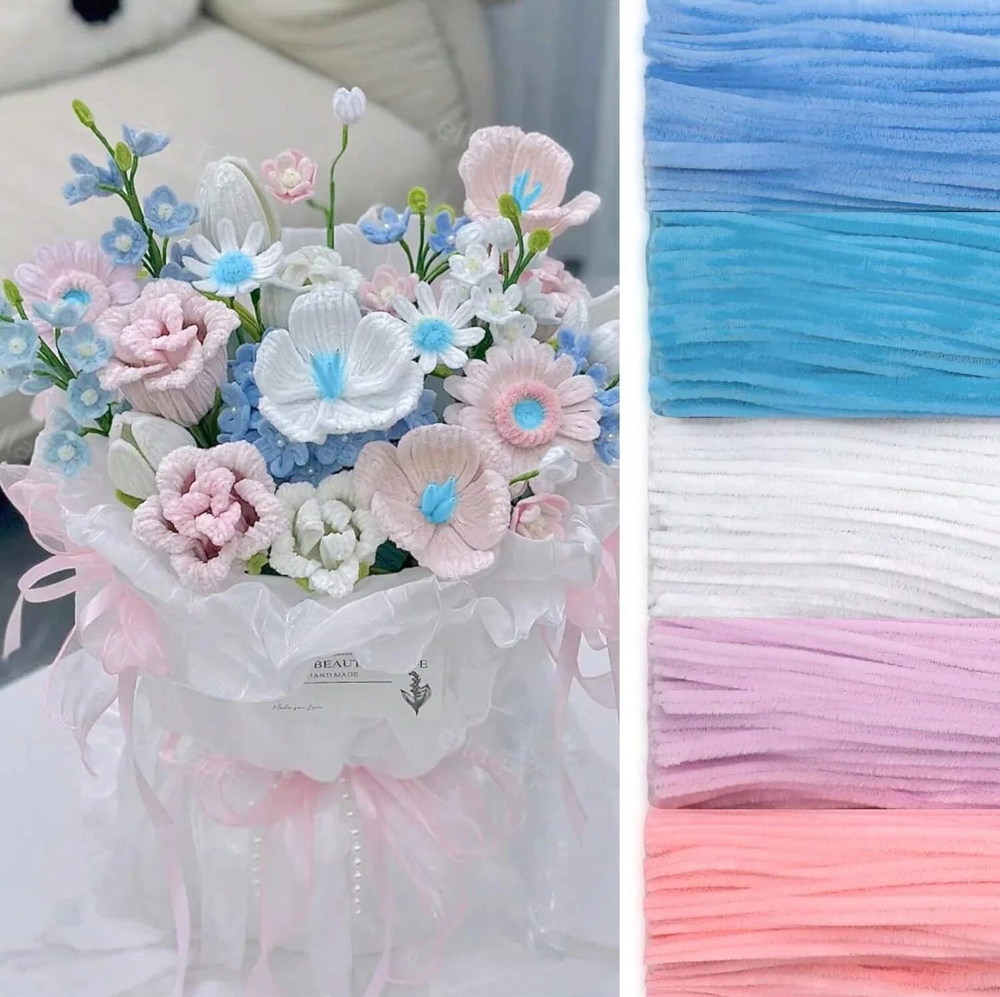Pipe Cleaners Chenille Stems 300 Pack For DIY Craft Projects