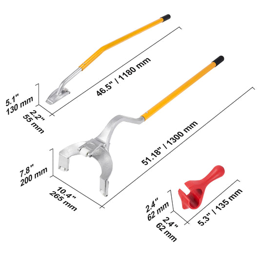 SucceBuy Tire Mount Demount Tool Kit For Car Tire Changing