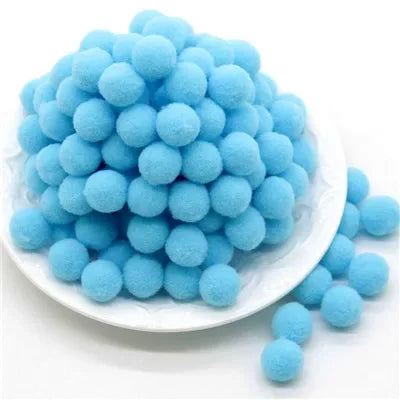 Mini Fluffy Polyester Pom Poms For Diy Crafts And Decor