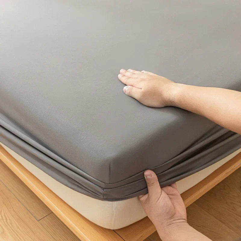 Luxury Elastic Fitted Sheet For Double Bed Mattress Cover