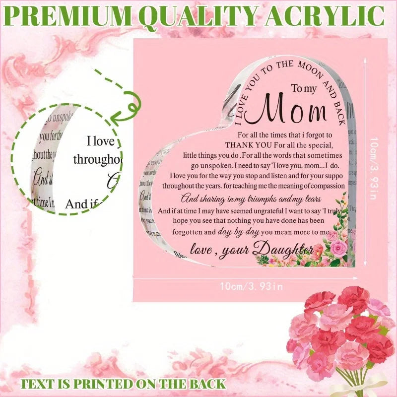 Mom Heart Keepsake Gift From Children For Mothers Day
