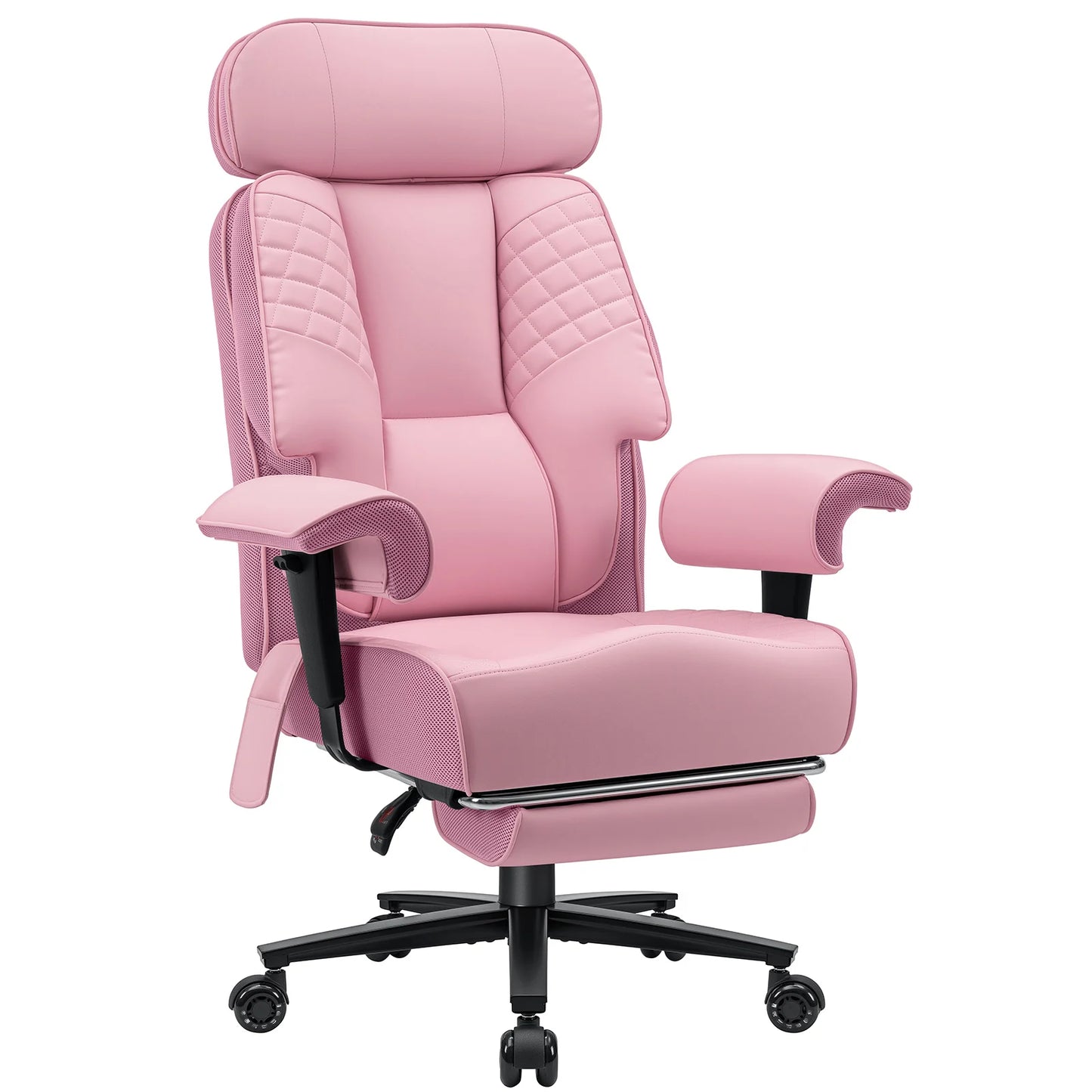 Executive Office Chair With Foot Rest And Lumbar Support