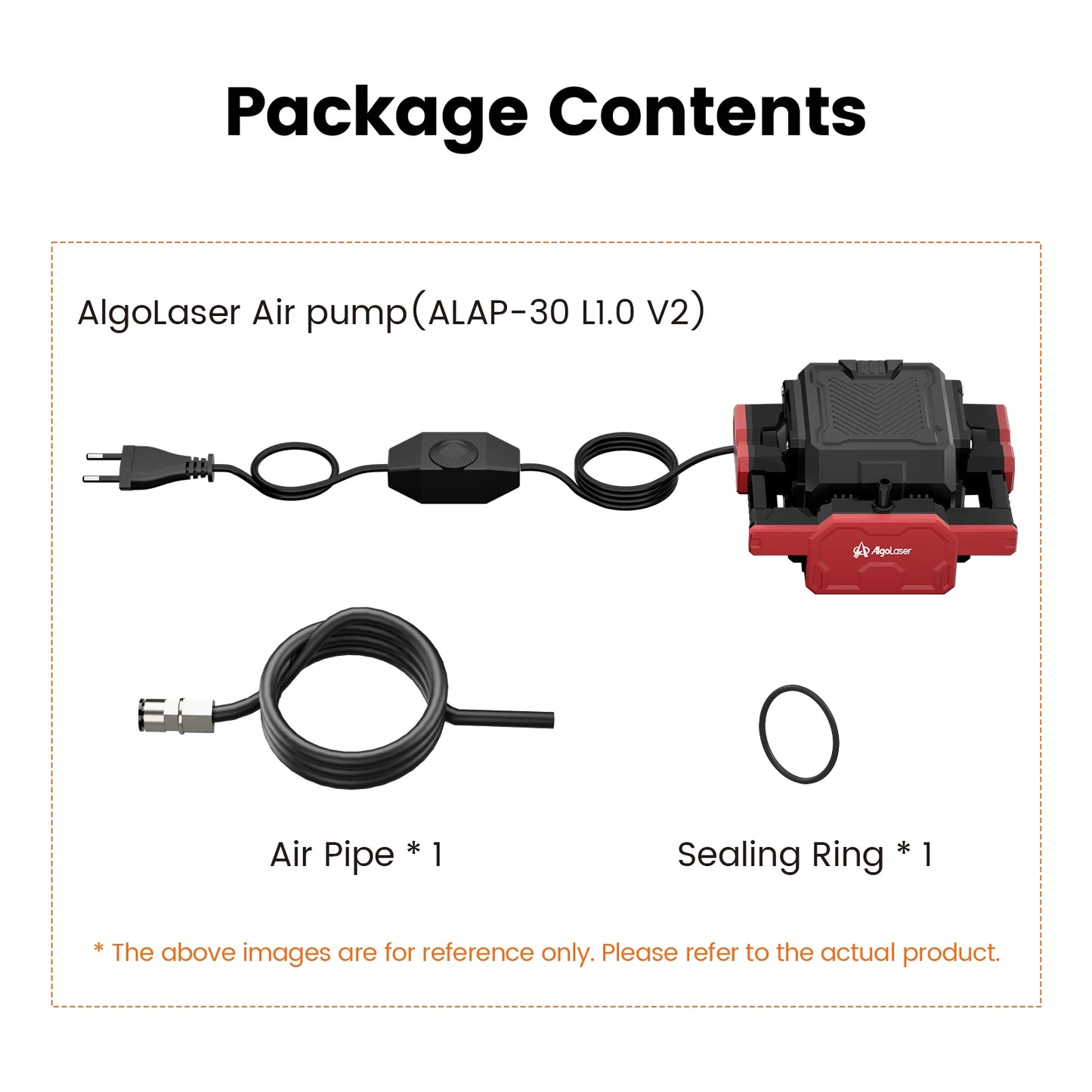 AlgoLaser Air Assist Pump 30LPM for Laser Cutter Dust Removal