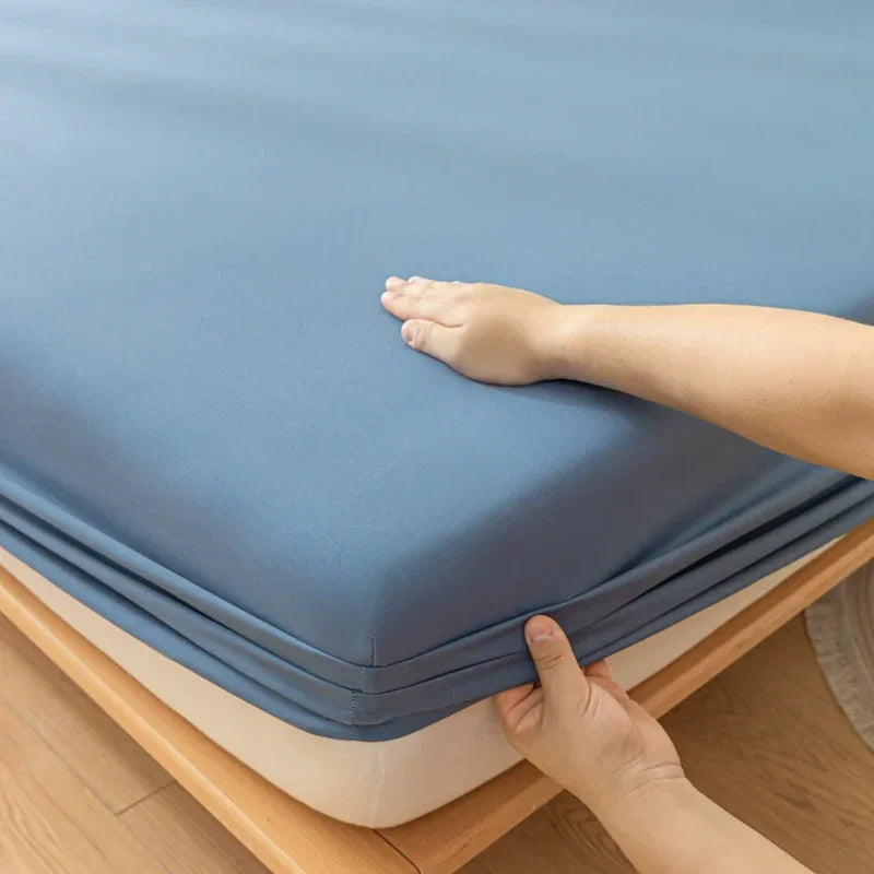 Luxury Elastic Fitted Sheet For Double Bed Mattress Cover