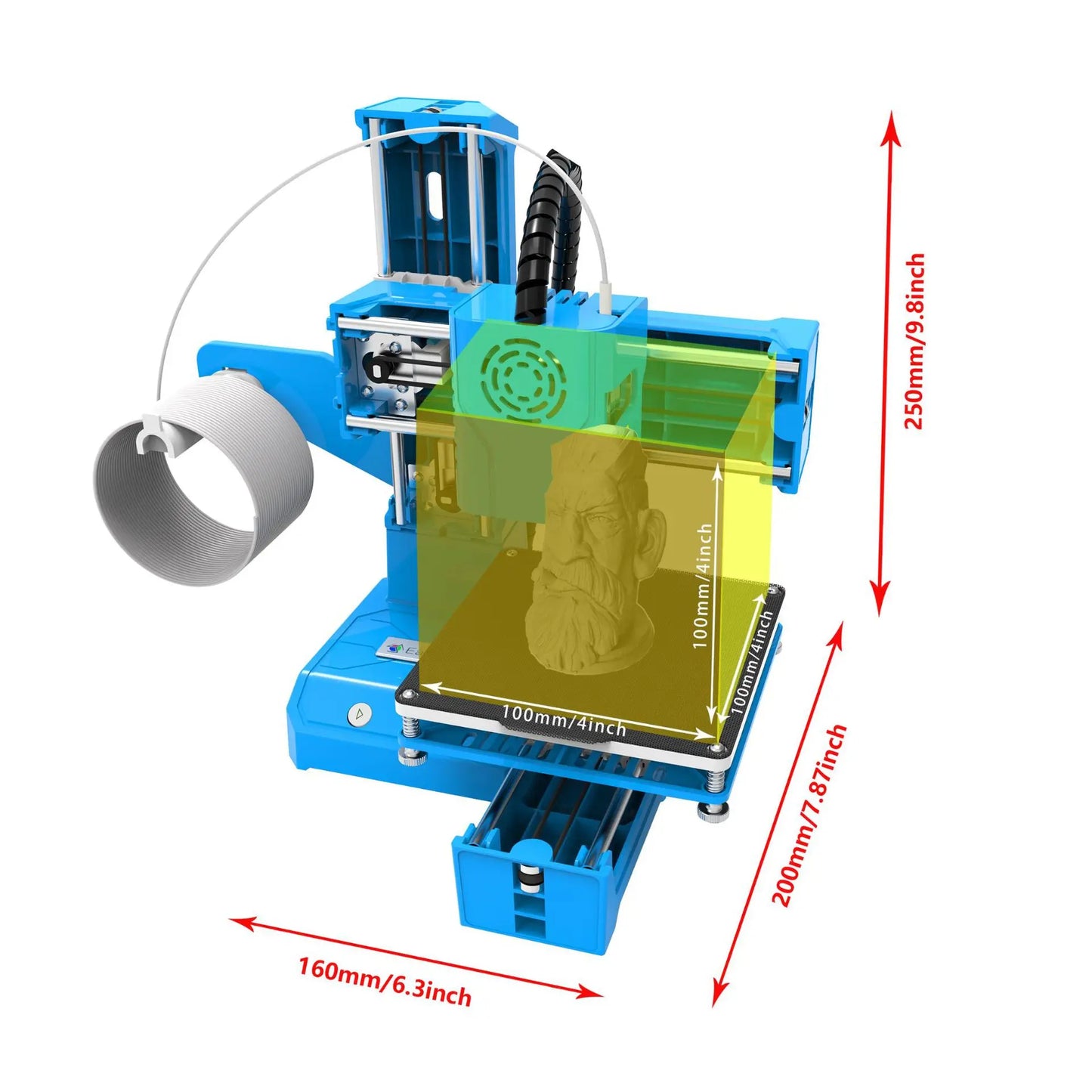 EasyThreed K9 Desktop 3D Printer With SD Card Support