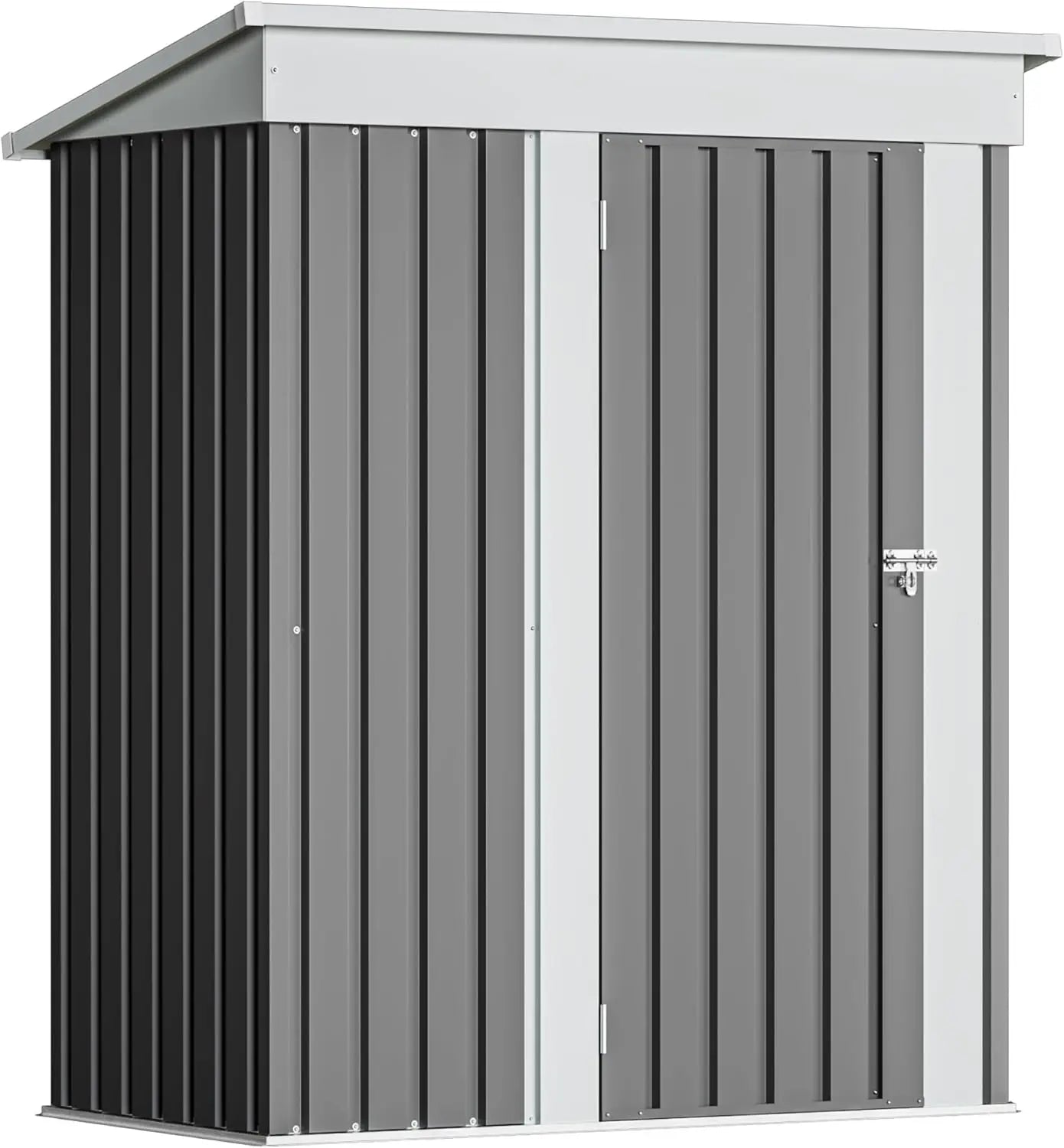 Outdoor Lockable Metal Shed For Garden Storage Anti Corrosion Design
