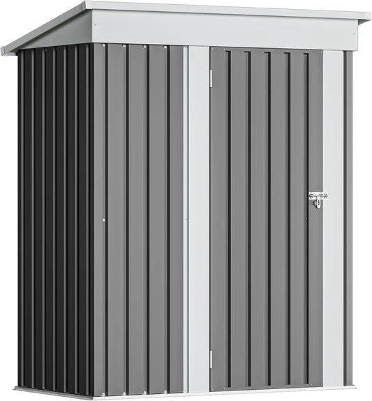 Outdoor Lockable Metal Shed For Garden Storage Anti Corrosion Design