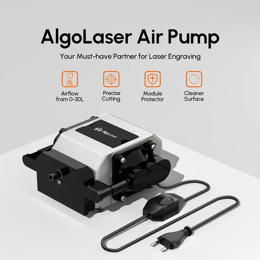 AlgoLaser Air Assist Pump 30LPM for Laser Cutter Dust Removal
