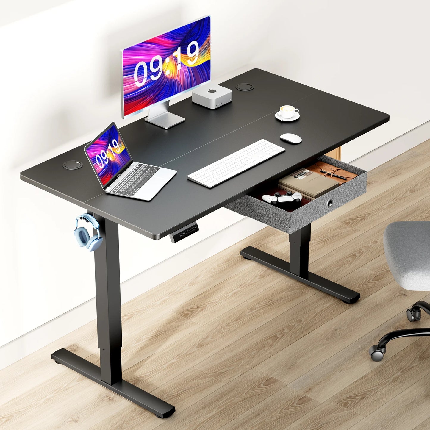 JHK Electric Standing Desk Height Adjustable Ergonomic Office Desk