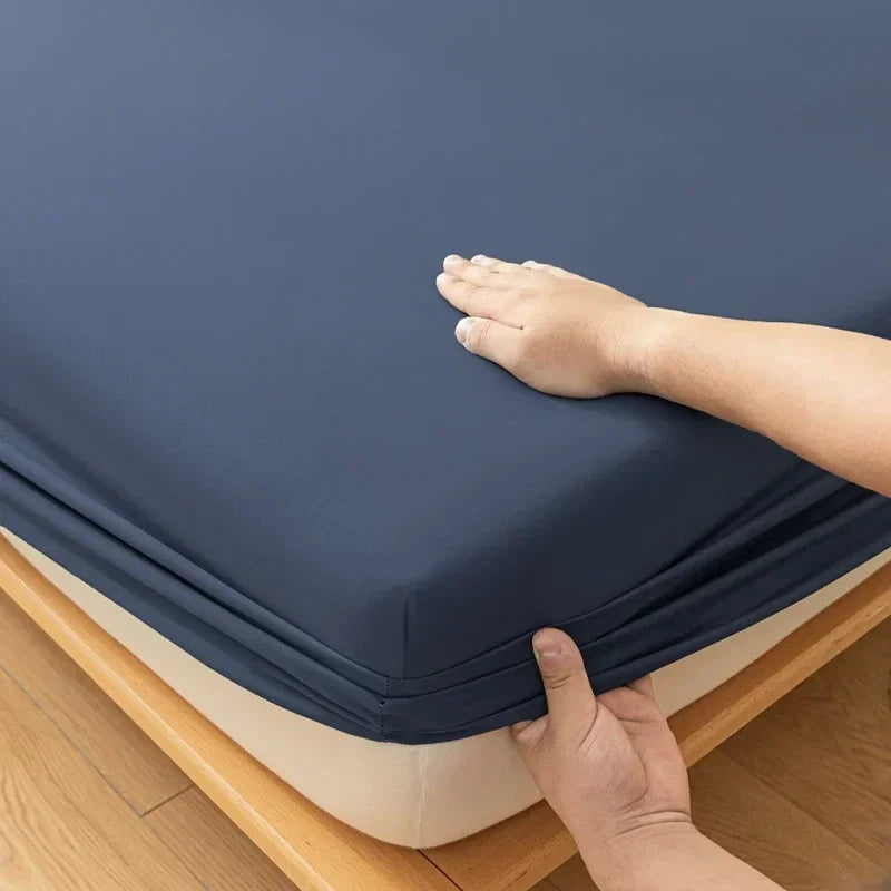 Luxury Elastic Fitted Sheet For Double Bed Mattress Cover