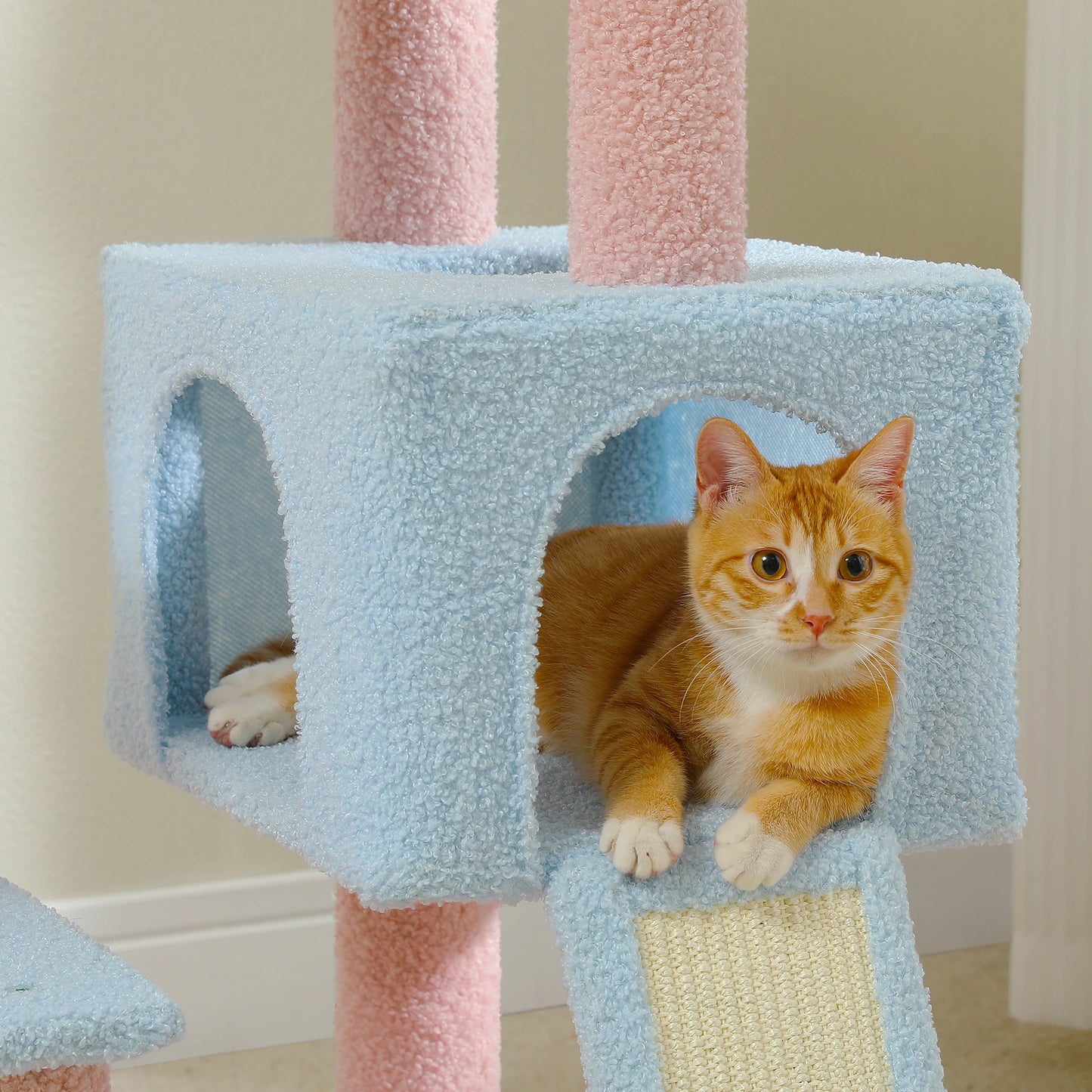 PAWZ Road Flower Cat Tree Multi Level Cat Tower With Sisal Scratching Posts