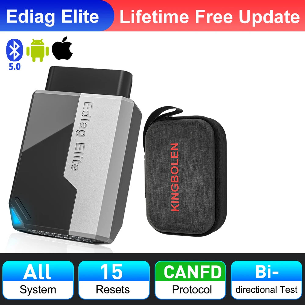KINGBOLEN Ediag Elite Car Diagnostic Tool OBD2 BiDirectional Scan