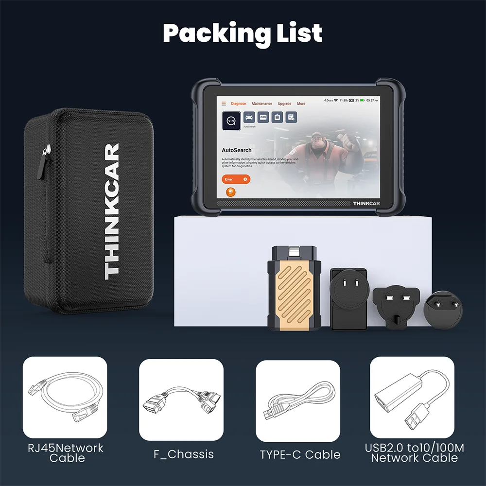ThinkCar ThinkScan 689BT CANFD DOIP OBD2 Diagnostic Tool With BiDirectional