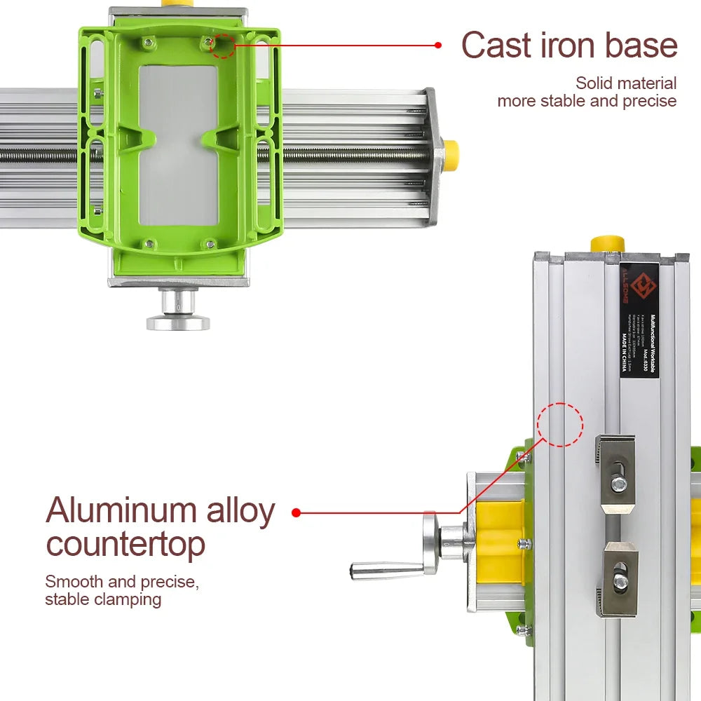 Allsome BG6330 Compound Cross Slide Worktable For Milling Drilling