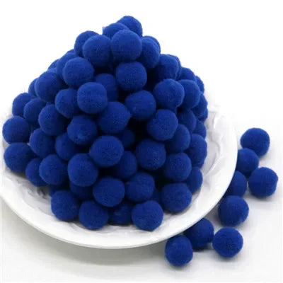 Mini Fluffy Polyester Pom Poms For Diy Crafts And Decor