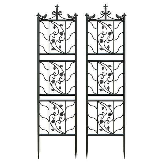 Metal Garden Trellis Tall Plant Climbing Fence For Vegetables Grapes