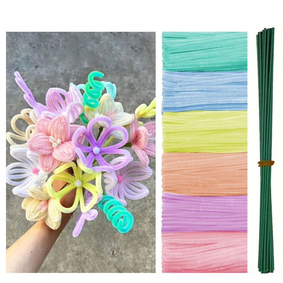 Pipe Cleaners Chenille Stems 300 Pack For DIY Craft Projects