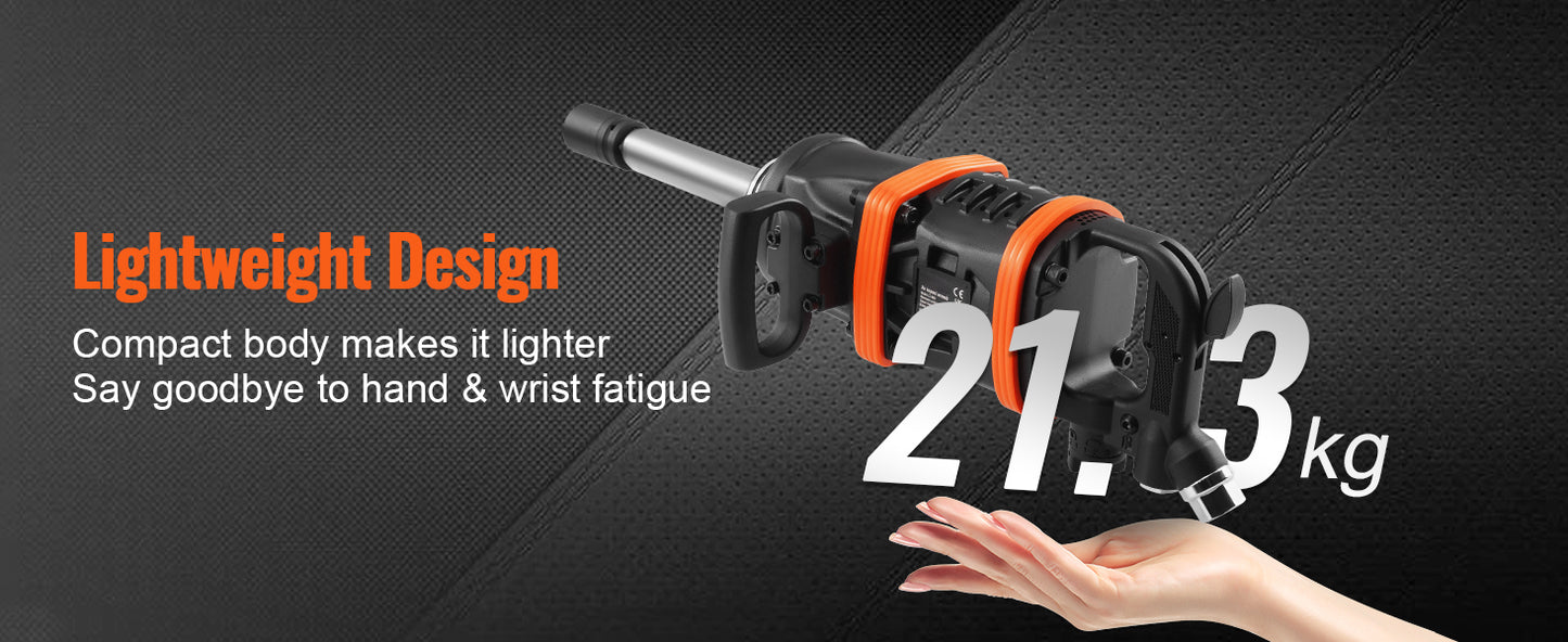 SucceBuy 5175 Ft-Lbs Air Impact Wrench Pneumatic Tool