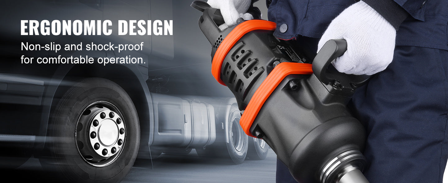 SucceBuy 5175 Ft-Lbs Air Impact Wrench Pneumatic Tool