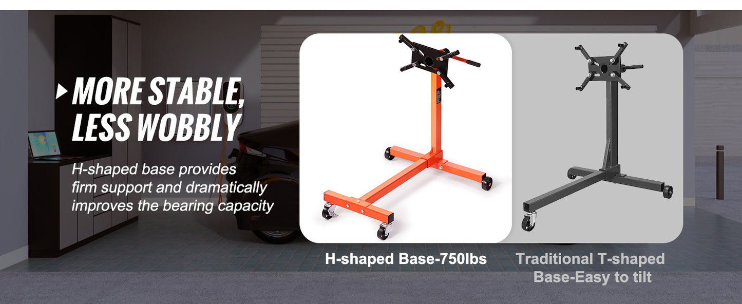 Engine Stand 750/1300/1500 Lbs Rotating Head 360 Degree Adjustable