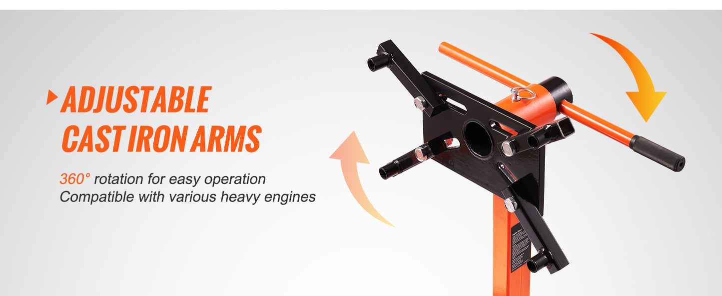 Engine Stand 750/1300/1500 Lbs Rotating Head 360 Degree Adjustable