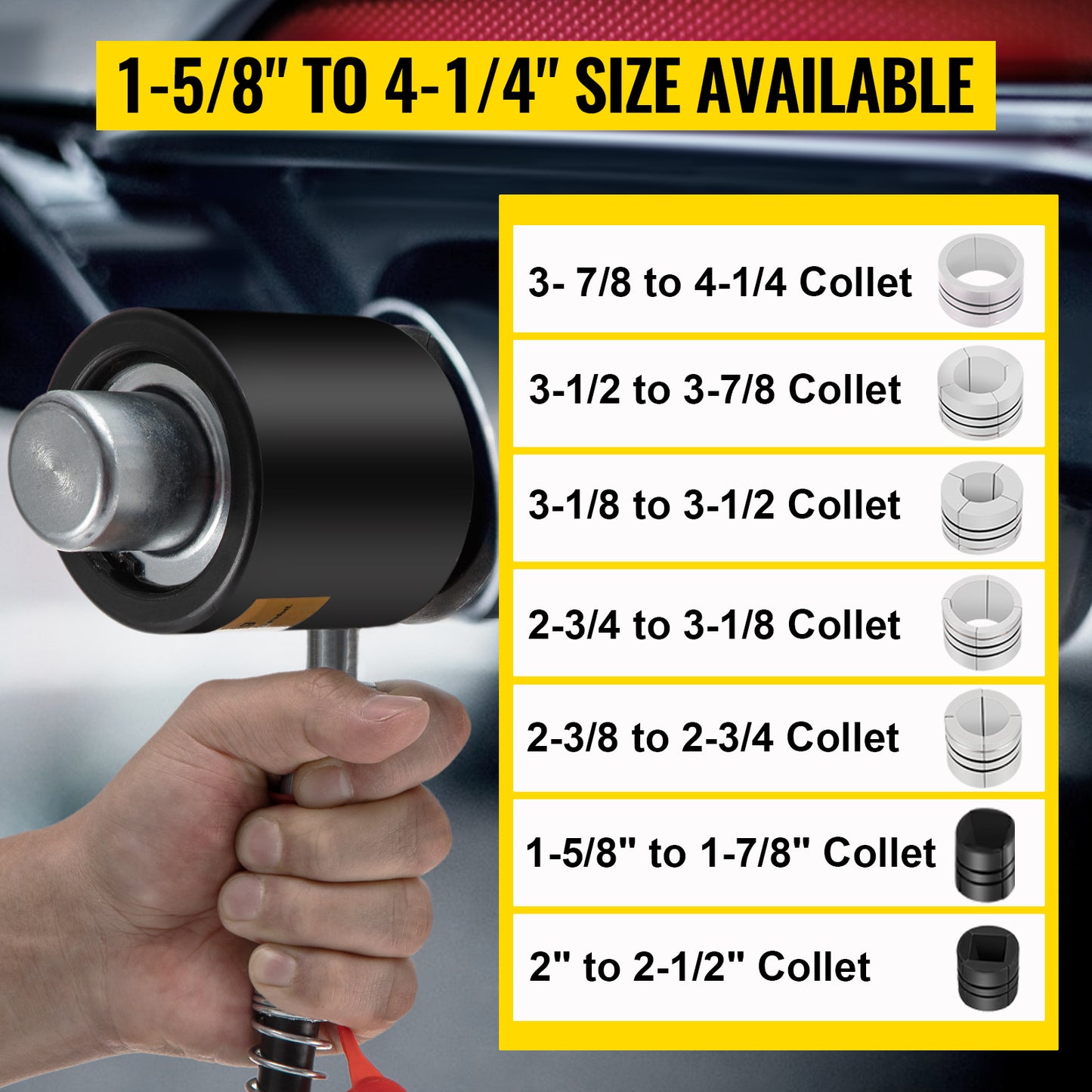 SucceBuy 10 Ton Hydraulic Exhaust Pipe Expander Kit