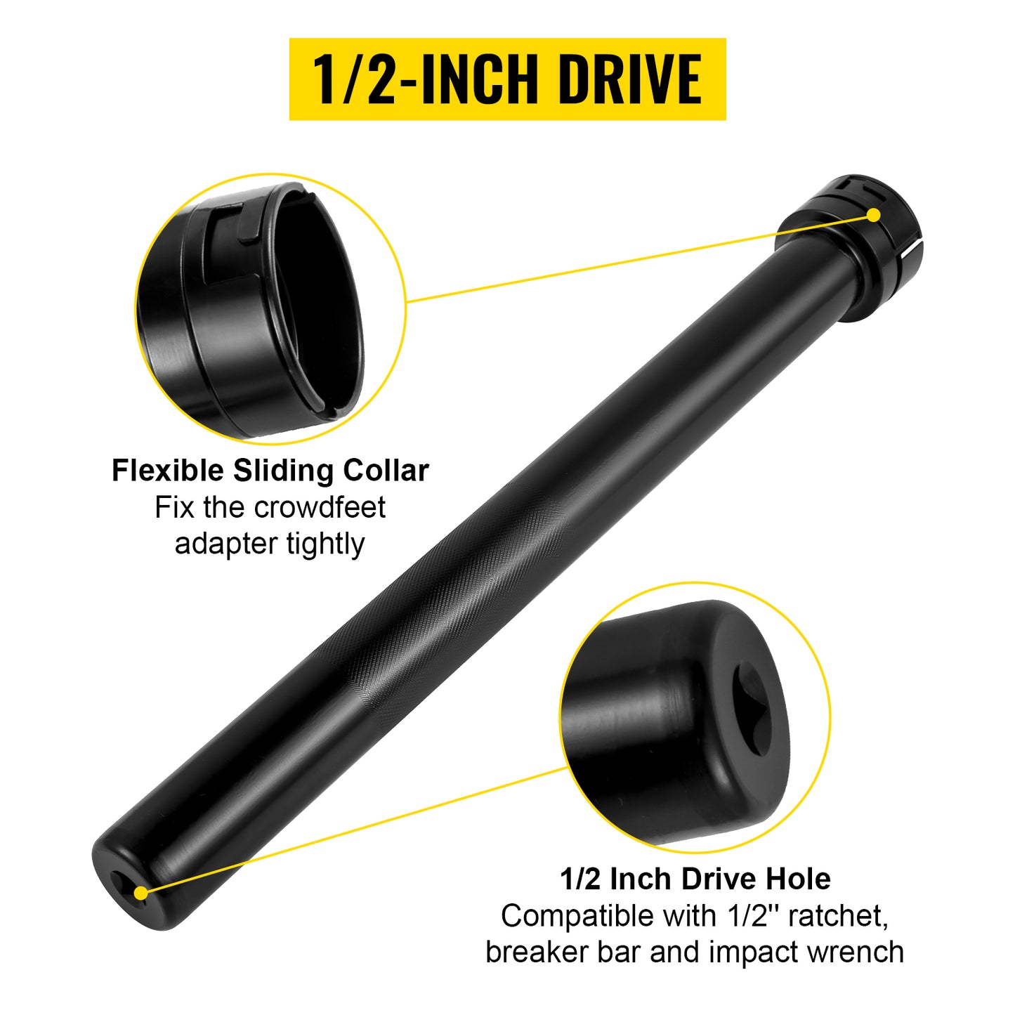SucceBuy 12 Piece Inner Tie Rod Removal Tool Set CrowfootAdapters
