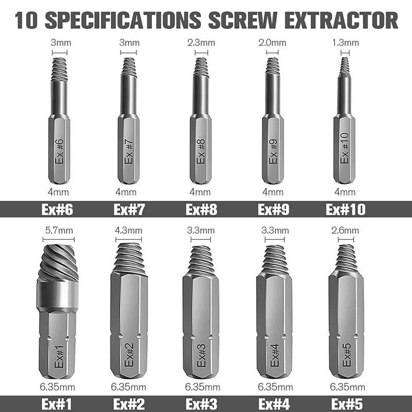 NONEDIY 22Pcs Damaged Screw Extractor Drill Bit Set Allen Bolts