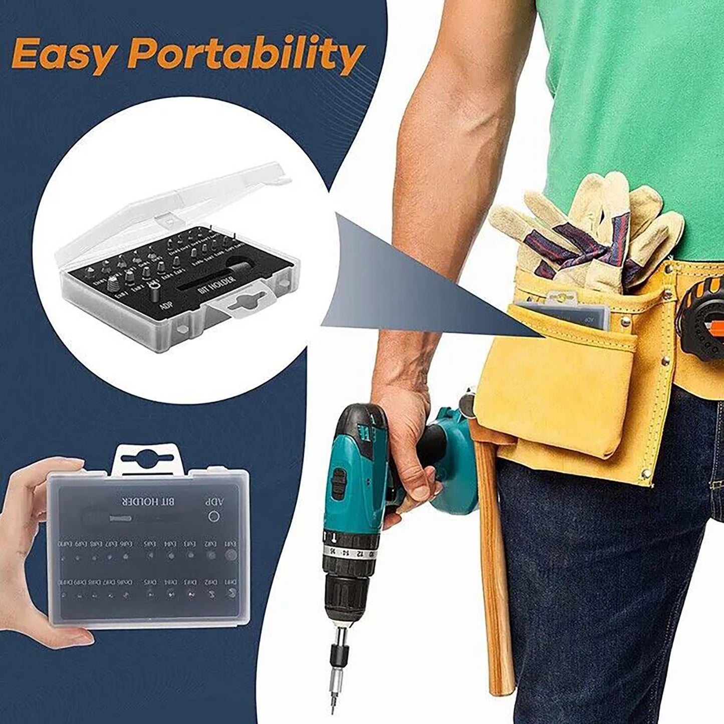 NONEDIY 22Pcs Damaged Screw Extractor Drill Bit Set Allen Bolts