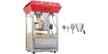 SucceBuy Electric Popcorn Maker Commercial Popper Machine With Scoop