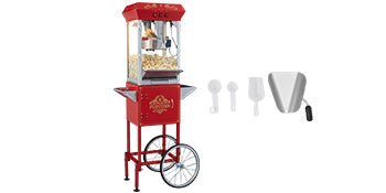 SucceBuy Electric Popcorn Maker Commercial Popper Machine With Scoop