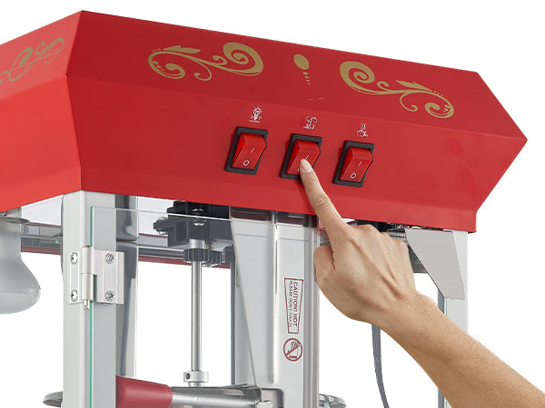 SucceBuy Electric Popcorn Maker Commercial Popper Machine With Scoop