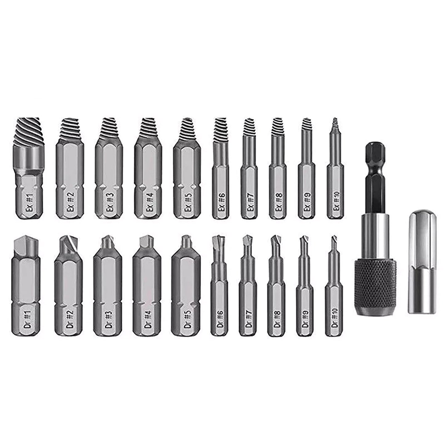 NONEDIY 22Pcs Damaged Screw Extractor Drill Bit Set Allen Bolts